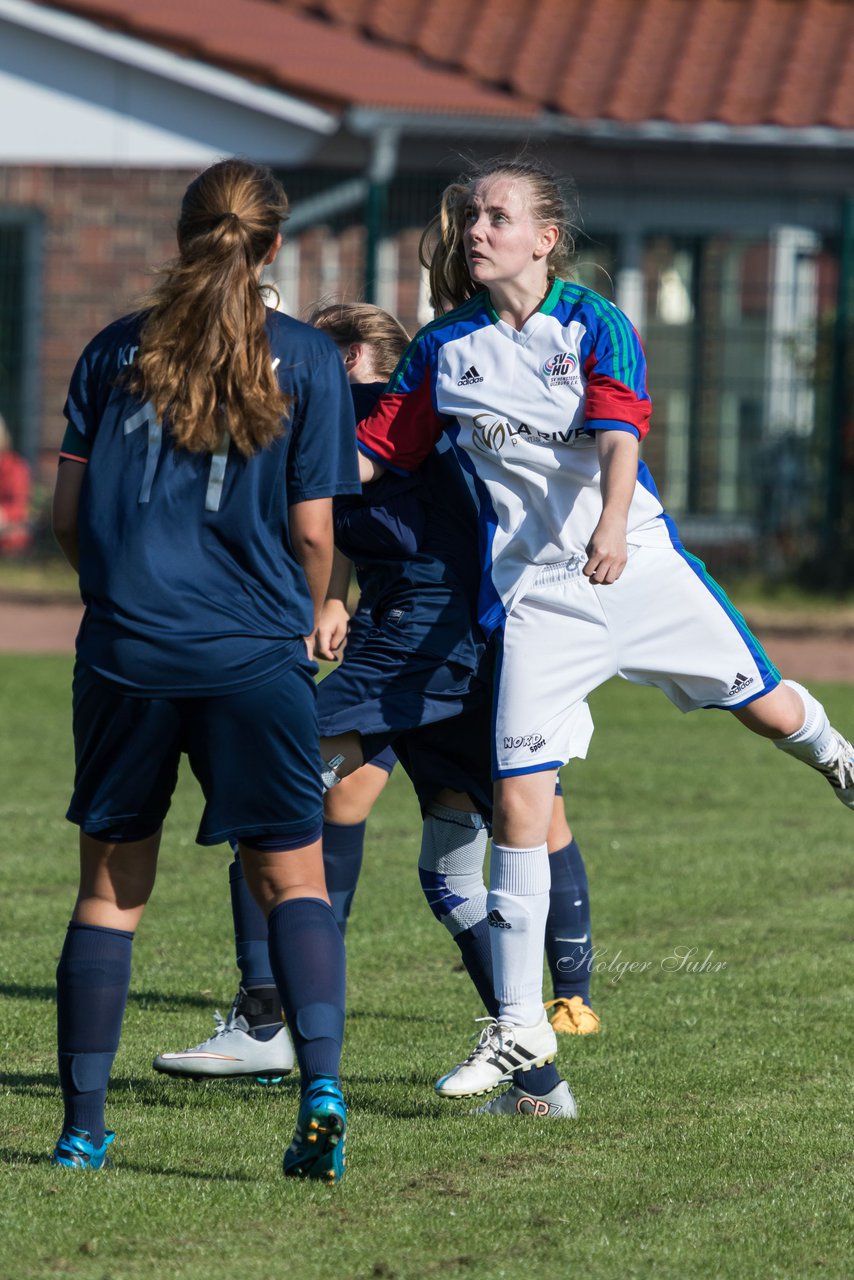 Bild 275 - B-Juniorinnen Krummesser SV - SV Henstedt Ulzburg : Ergebnis: 0:3